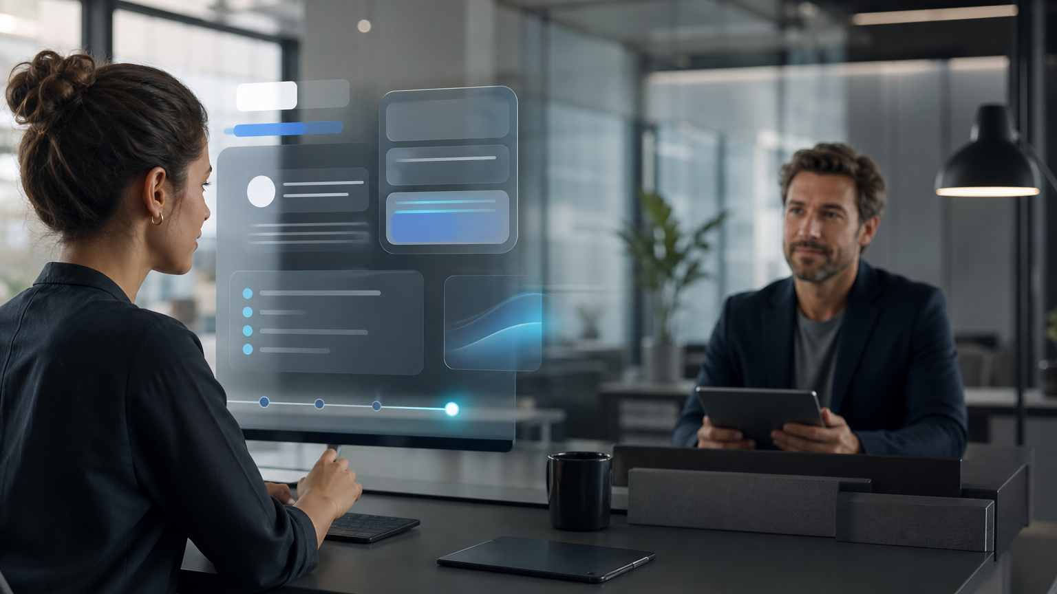 Flujo de handoff humano desde conversación con agente IA hasta registro en CRM y revisión del equipo comercial.