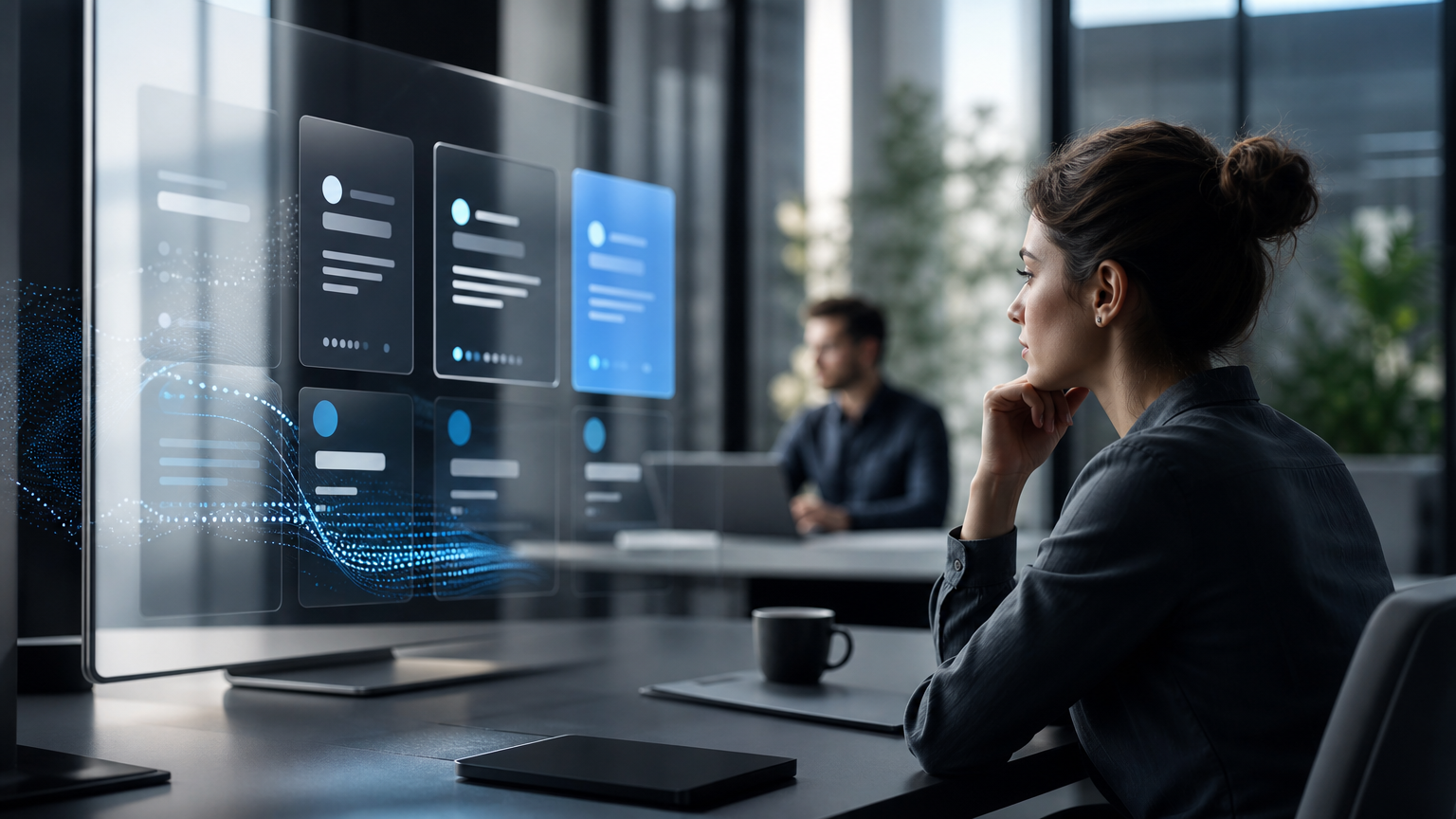 Flujo de lead scoring con IA desde entrada de lead hasta CRM, prioridad, tarea y revisión de métricas.